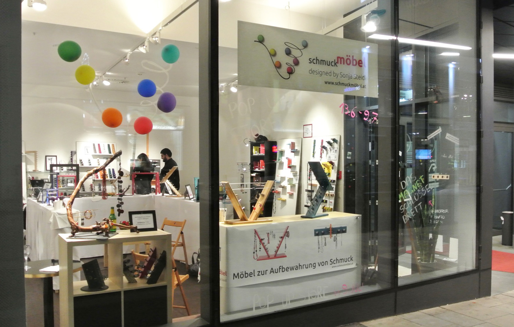 erste Impressionen aus dem Pop Up-Store